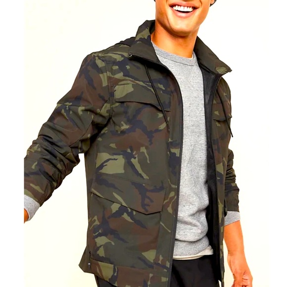 Camo Jacket Water Resistant Utility Jacket Old Navy GoH20 - Picture 8 of 8